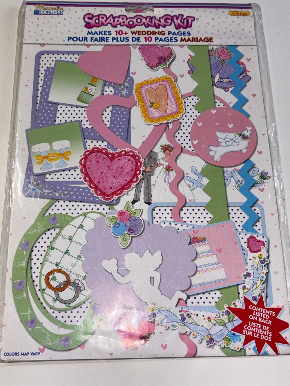 Making Memories Scrapbooking Kit Wedding Page Accents Vintage